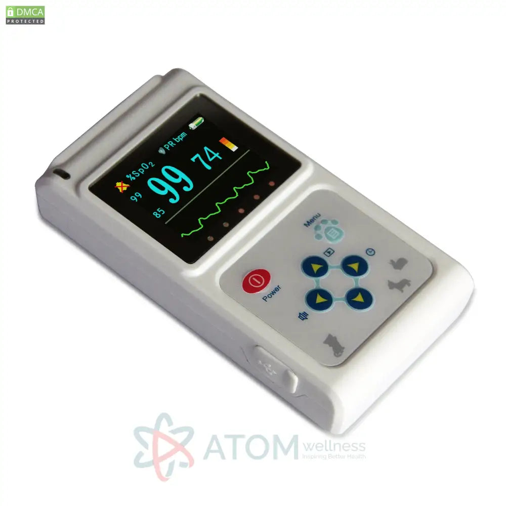 Contec Vet Veterinary Pulse Oximeter Spo2 Rate Monitor Ear Tongue Probe Pc Sw Other