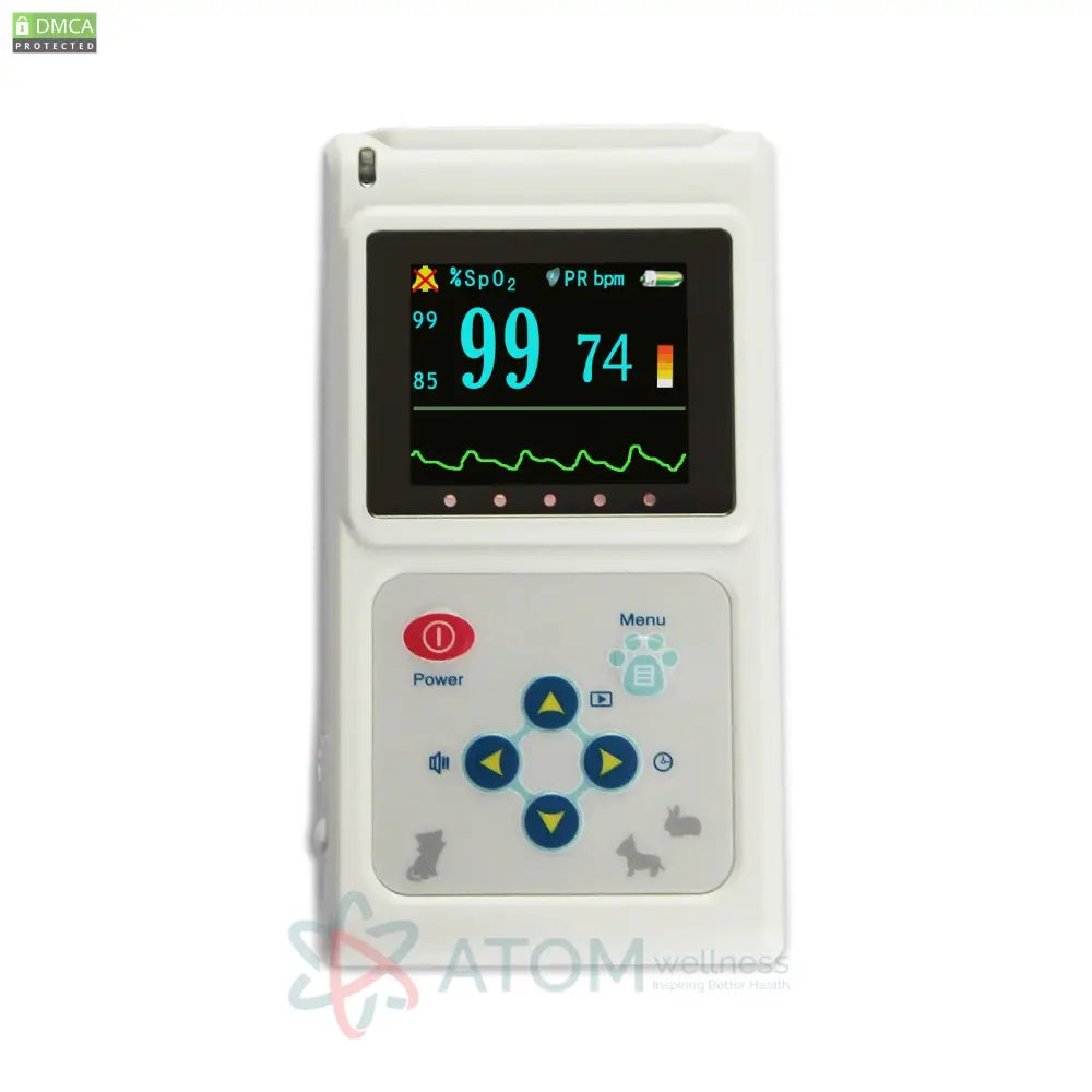 Contec Vet Veterinary Pulse Oximeter Spo2 Rate Monitor Ear Tongue Probe Pc Sw Other