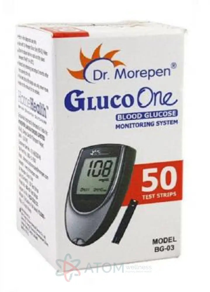 Dr. Morepen Bg03 Glucometer Strips With Free Diabetologist Consultation Strips