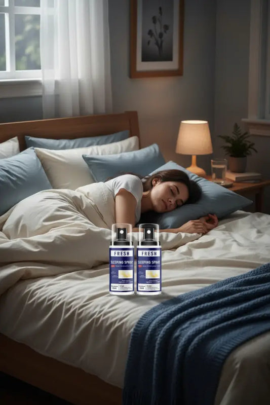 Fresh Sleeping Spray (2 x 100ml) | Natural Sleep Aid Mist for Bed Pillow & Travel | Promotes Relaxation