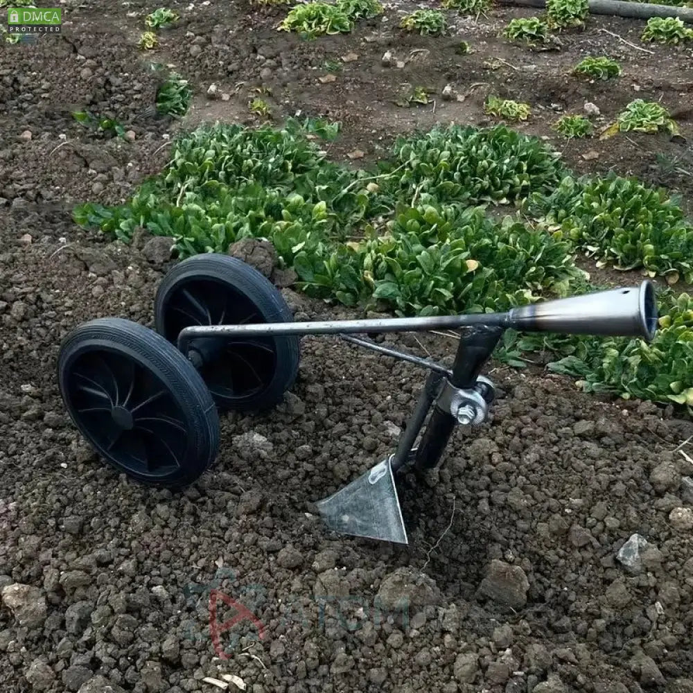 Garden Tool Supporter with Double Wheels