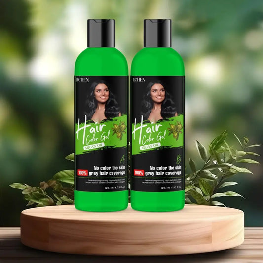 Hair Color Gel - 100% Gray Coverage 125Ml (Pack Of 2)