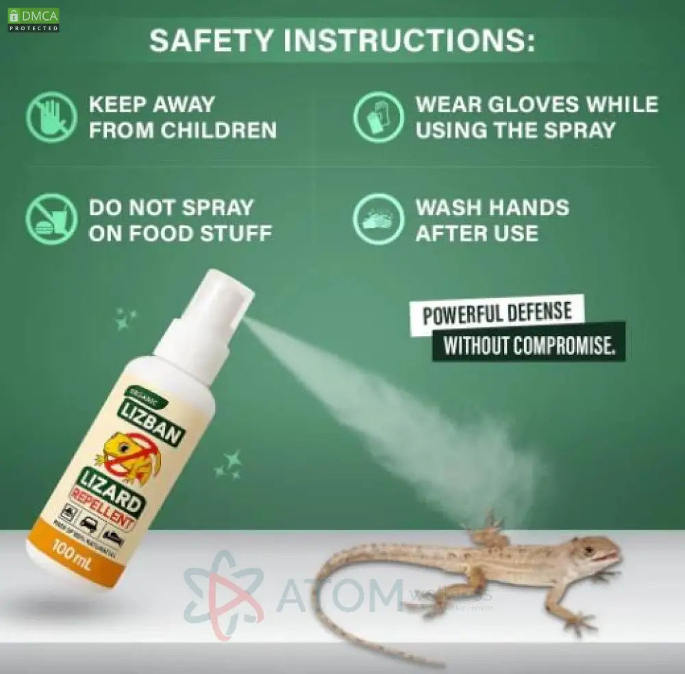 Lizard Repellent Spray 100Ml (Pack of 3)