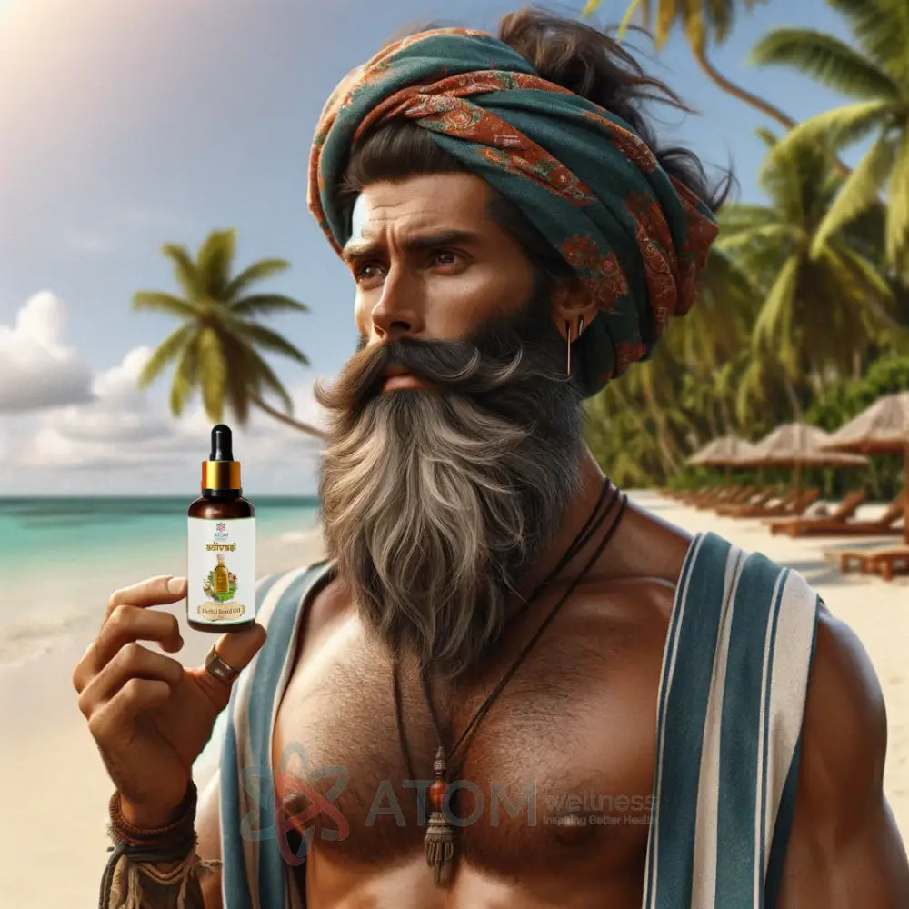 Original Adivasi Herbal Beard Oil 30Ml For Quick Growth Oil
