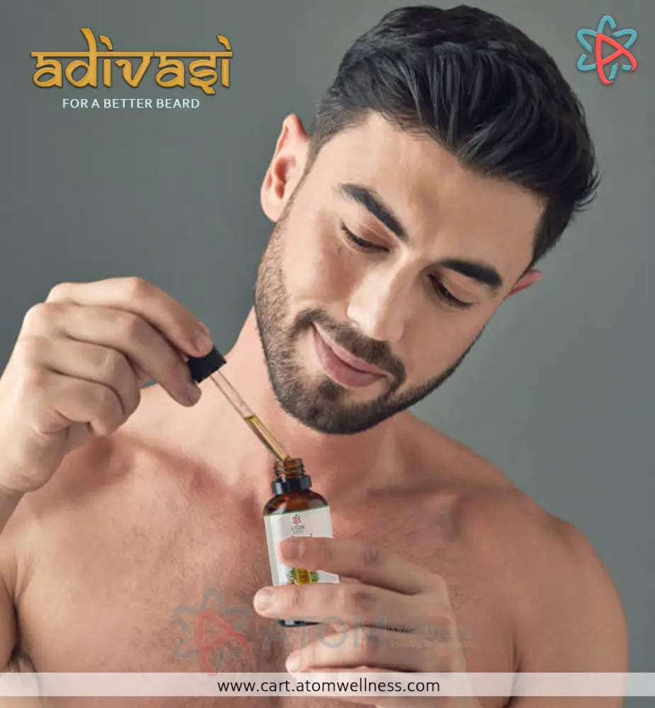 Original Adivasi Herbal Beard Oil 30Ml For Quick Growth Beard Oil