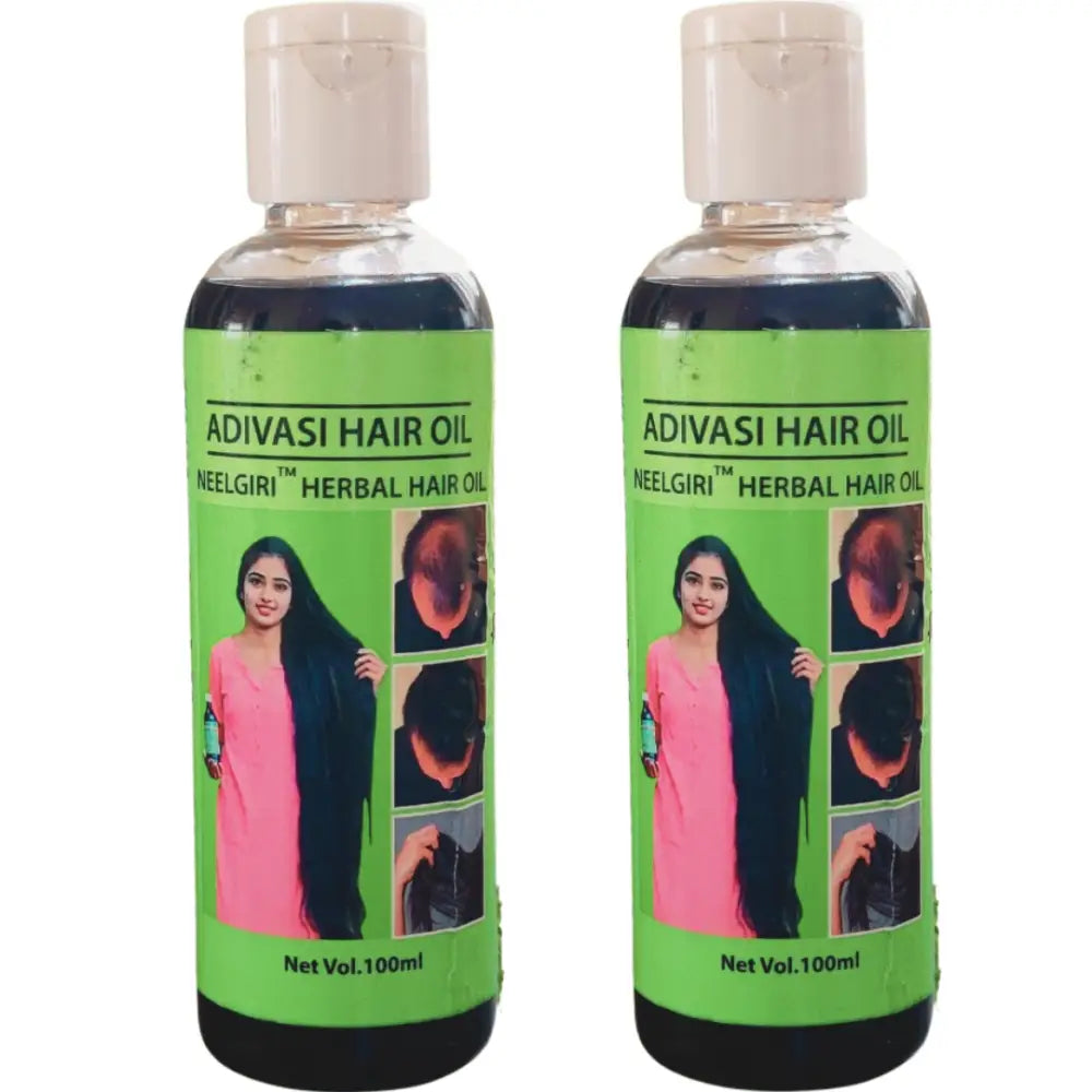 Original Adivasi Neelgiri™ Herbal Hair Oil With 30 Day Guarantee Pack Of 2