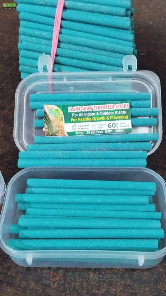 Plant Grow Fertilizer Sticks For Plants - 25 Stick Pack of 2
