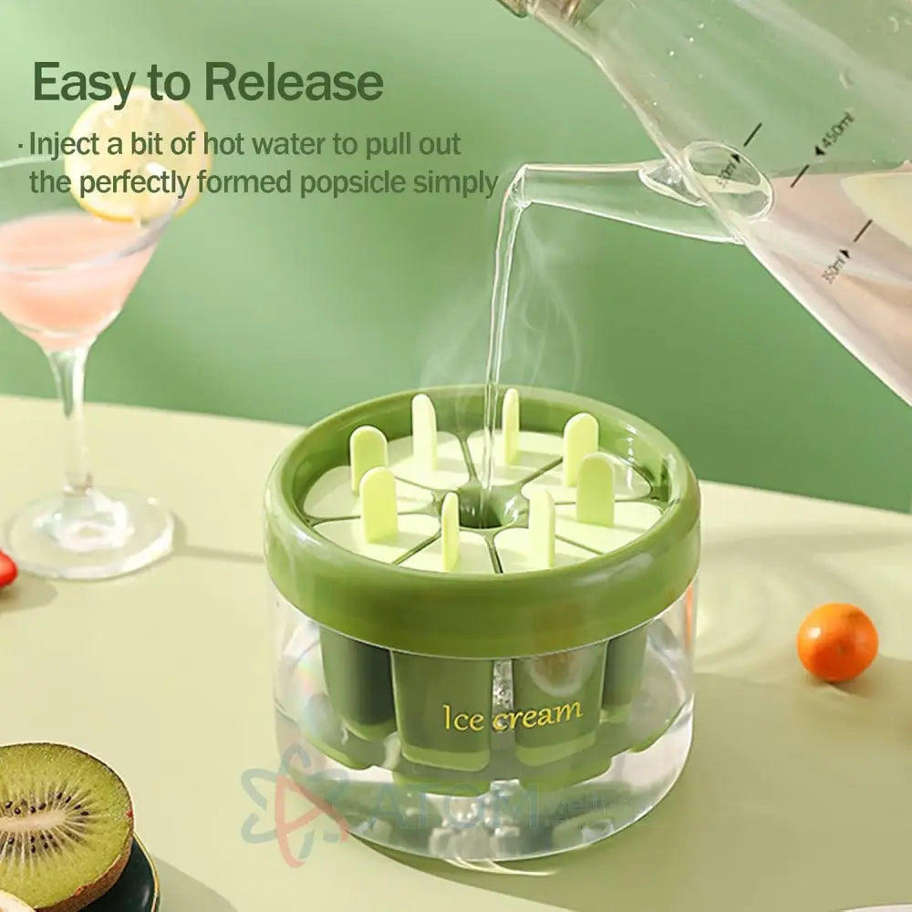 Reusable DIY 8 Pieces Ice Pop Mould