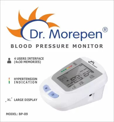 Dr. Morepen BP-09 Digital Home Blood Pressure Checking BP Monitor with Free Cardiologist Consultation