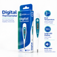 Atom Wellness Digital Thermometer for Fever, Highly Accurate Clinical Thermometer with LCD Display, Fast 60-Second Reading, Selectable °C/°F, Waterproof Flexible Tip for Oral Underarm Rectal Use, Model DT811 – 1 Year Warranty