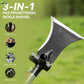 3-in-1 Heavy-Duty Garden Shovel | High Carbon Steel Hand Tool for Digging Edging & Weeding