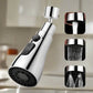 3-Mode Kitchen Sink Faucet with Pull-Down Spray | Polished Chrome Stainless Steel for Versatile Cleaning