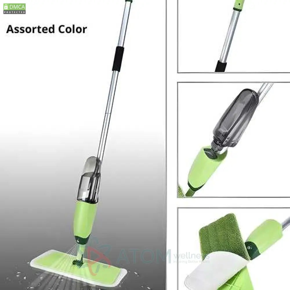Spray Mop 360 Degree Handle Wet & Dry Microfiber Floor Spray Mop