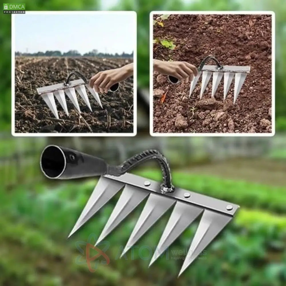 5 Teeth Carbon Steel Garden Weeding