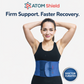ATOM Shield Abdominal Support Belt for Men & Women | Post Surgery & Postpartum Belly Binder | Hernia & Back Support Compression Belt | Breathable Elastic Waist Support