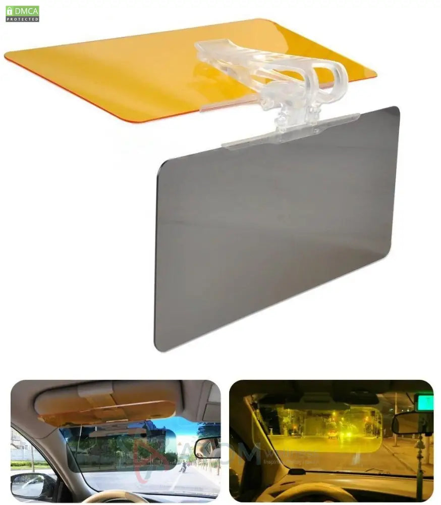 Goggle - Anti-Glare Dazzling Goggle Day & Night Vision Driving Mirror Sun Visors