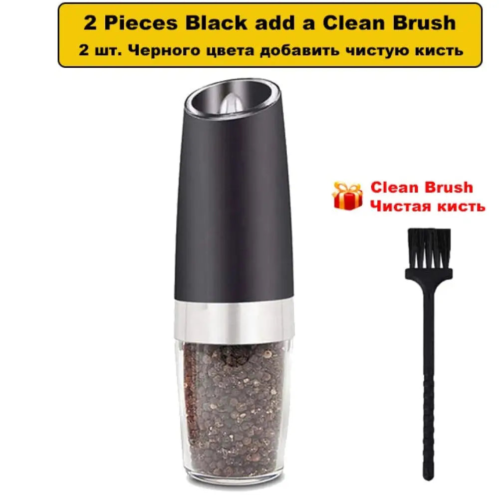 Automatic Electric Salt And Pepper Grinder China / 1Pcs Black