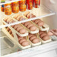 Automatically Rolling Egg Holder Container Display Rack