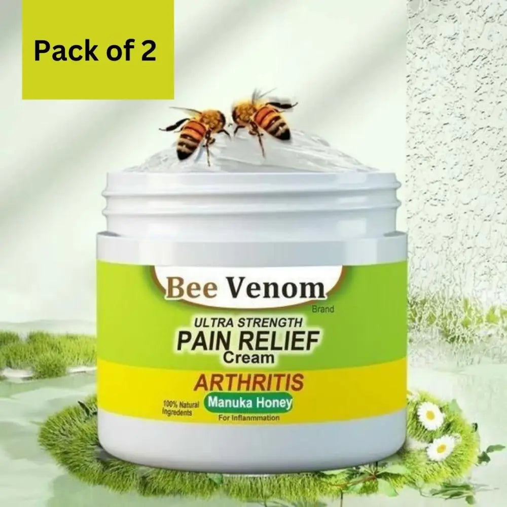 Bee Venom Ultra Strength Pain Relief Cream (Pack Of 2)