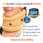 Soft Cervical Collar Neck Support Brace for Pain Relief | Orthopedic Foam Neck Support Belt for Men & Women | Cervical Spine Support for Spondylosis, Injury Recovery & Posture Correction