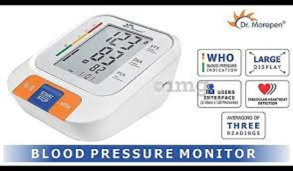 Dr. Morepen Emzmorepen-Bp15 Blood Pressure Monitor (White) Dr Morpen-Bp15 (White)Packof 2
