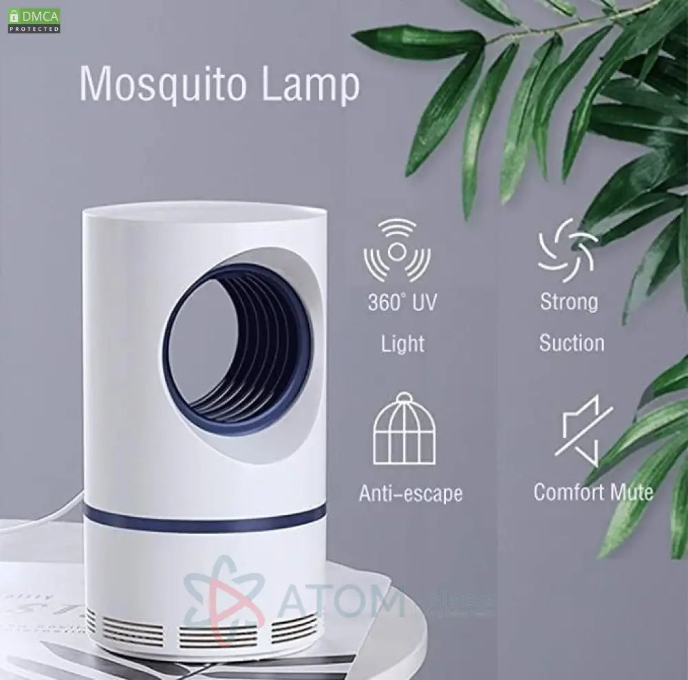 Electronic Led Mosquito Killer Machine Trap Lamp With Usb Charger | Ultra Quiet 360 Degree Reach