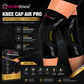 ATOM Shield Knee Cap Air Pro | Knee Support for Pain Relief, Compression & Joint Stability | Breathable Stretch Fabric | Anti-Slip Grip | 1 Pair