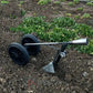Garden Tool Supporter with Double Wheels
