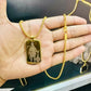 Golden Hanuman Chalisha Pendant with Chain