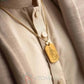 Golden Hanuman Chalisha Pendant with Chain