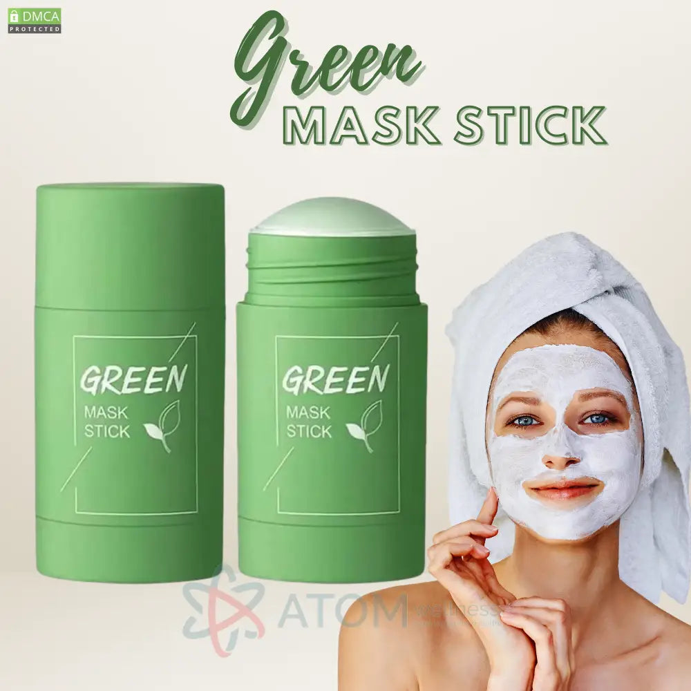 Green Tea Herbal Acne Blackhead Removal Mask Stick Herbal Stick
