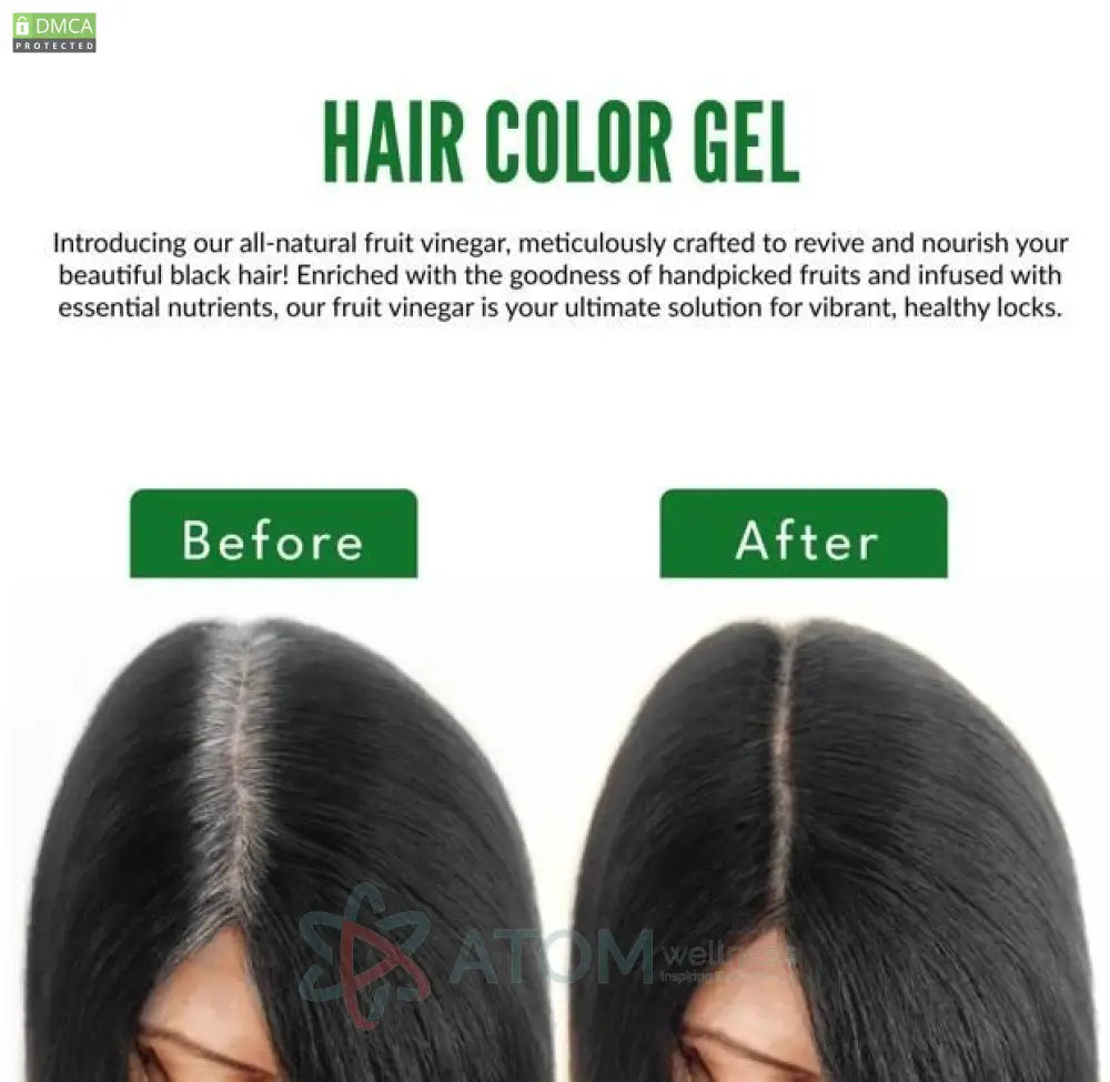 Hair Color Gel - 100% Gray Coverage 125Ml (Pack Of 2)