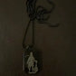 Hanuman Chalisa Black Pendant With Chain Stainless Steel