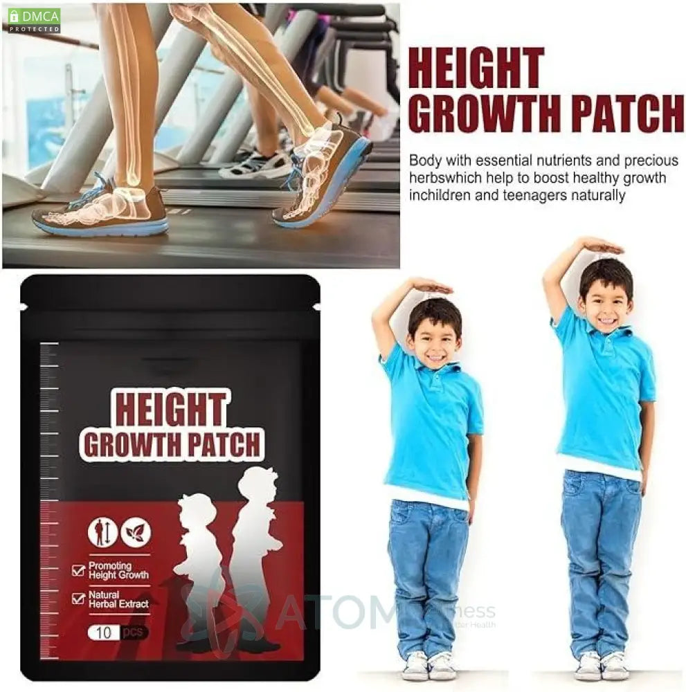 Height Increasing Natural Foot Patch for Kids Promote Skeletal