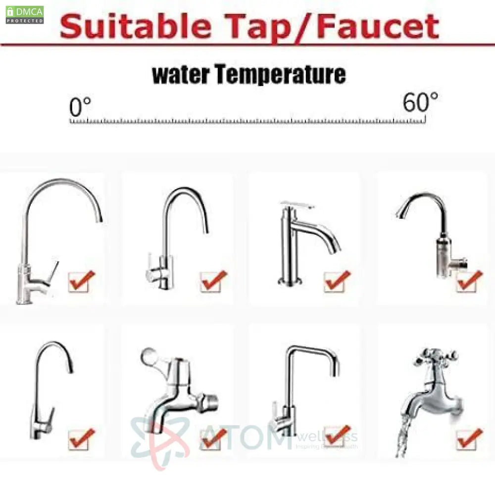 Home Kitchen Faucet Tap Water Clean Purifier Filter(Pack of 2)