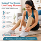 ATOM Shield Premium Knee Cap (Pair) - India’s 1st Doctor Curated Ortho Wear | 4-Way Stretch Breathable Fabric for Knee Pain Relief, Meniscus Tear, Arthritis & Sports Support | Skin-Friendly Medical Grade Material