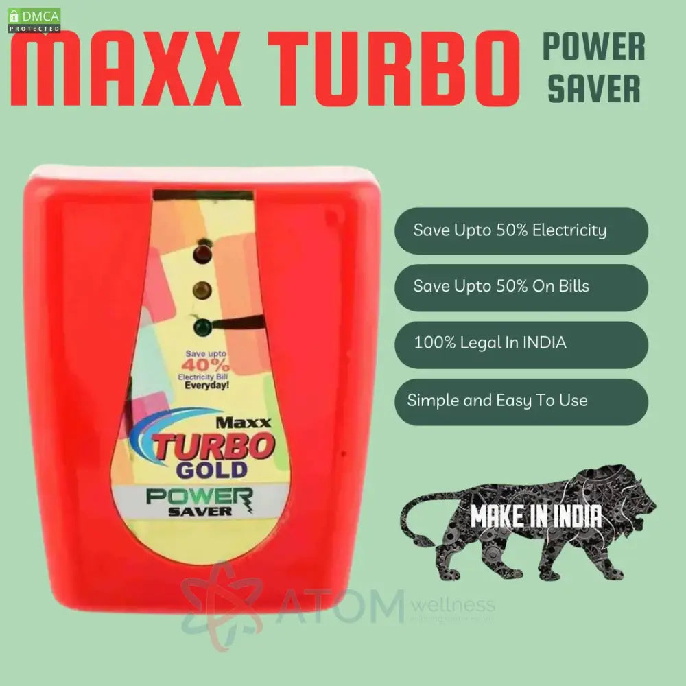 Max Turbo Enviropure Power Saver & Money Saver(15Kw Save Upto 40% Electricity Bill Everyday)