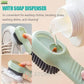 Multifunctional Soap Dispensing Cleaning Scrubbing Brush for Shoes Linen Utensils