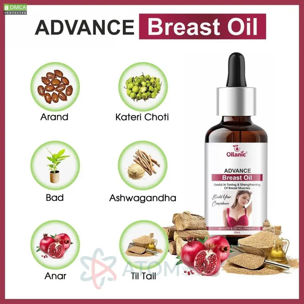 Oilanic Advance Natural Breast Oil 30 Ml Breast Oil