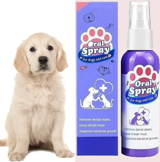 Oral Breath Freshener Odor Removal Spray For Dogs & Cats 30Ml Removal