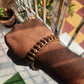 Genuine Paanch Mukhi Modern Rudraksha Bracelet With Gold Plating.