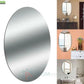 Combo Of Oval Shape & Square Mirror (Pack 2)