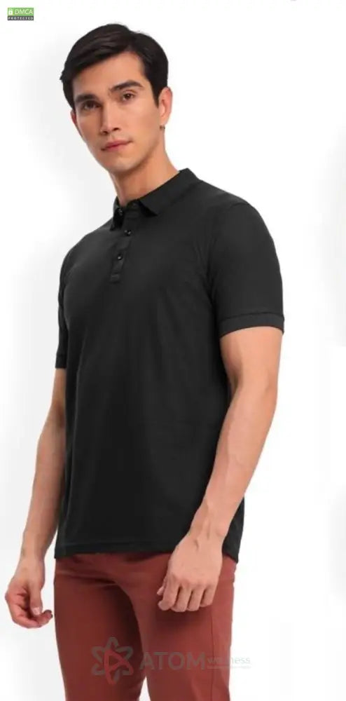 Poly Cotton Solid Half Sleeves Mens Polo T-shirt (Pack of 3)