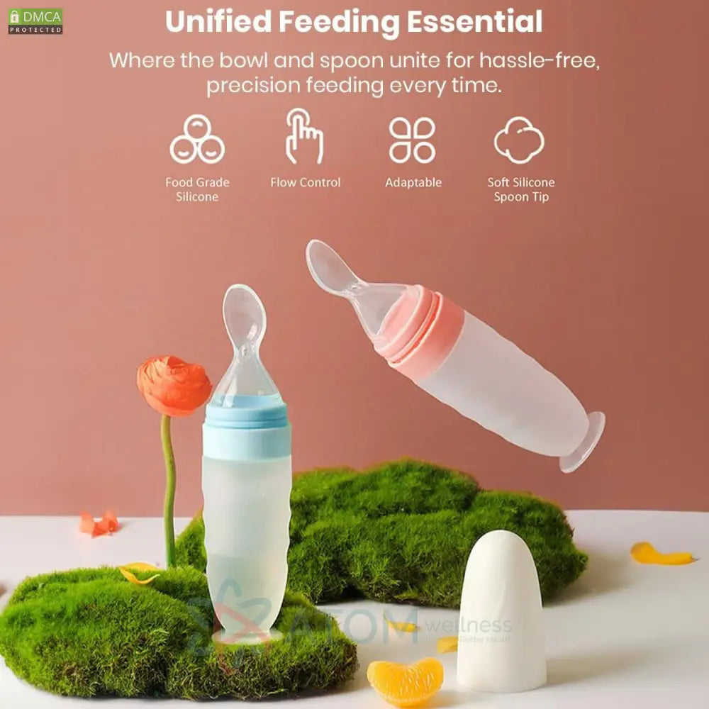 Premium Baby Food Squeeze Feeder Spoon