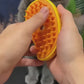 Steaming 3 in 1 Rechargeable Pet Hairbrush Cleanser in Mango Shape for dogs cats