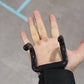 Heavy-Duty Weight Lifting Rod Hooks Wrist Support (Pair) | Anti-Slip Grip for Gym, Fitness & Exercise
