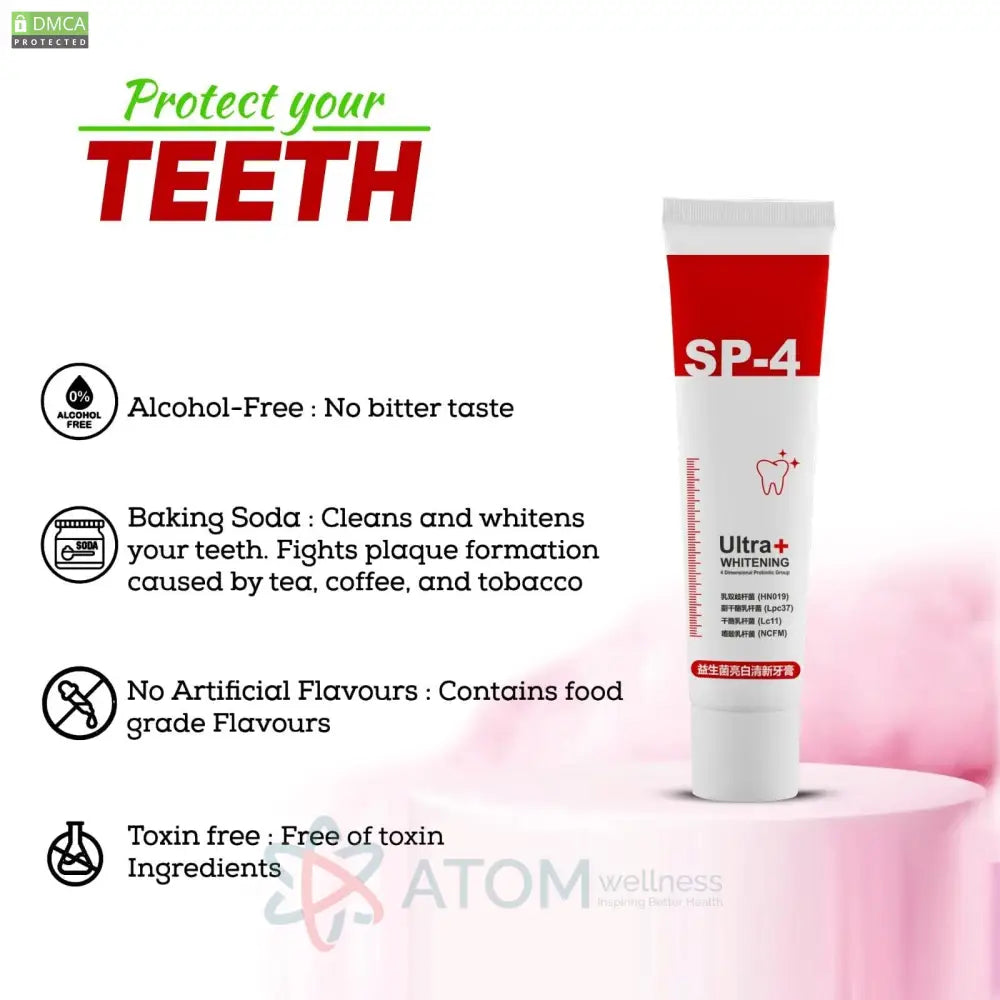 Probiotic Whitening Toothpaste (Pack of 2)