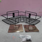 Rustproof Metal Bathroom Corner Rack Storage Shelves