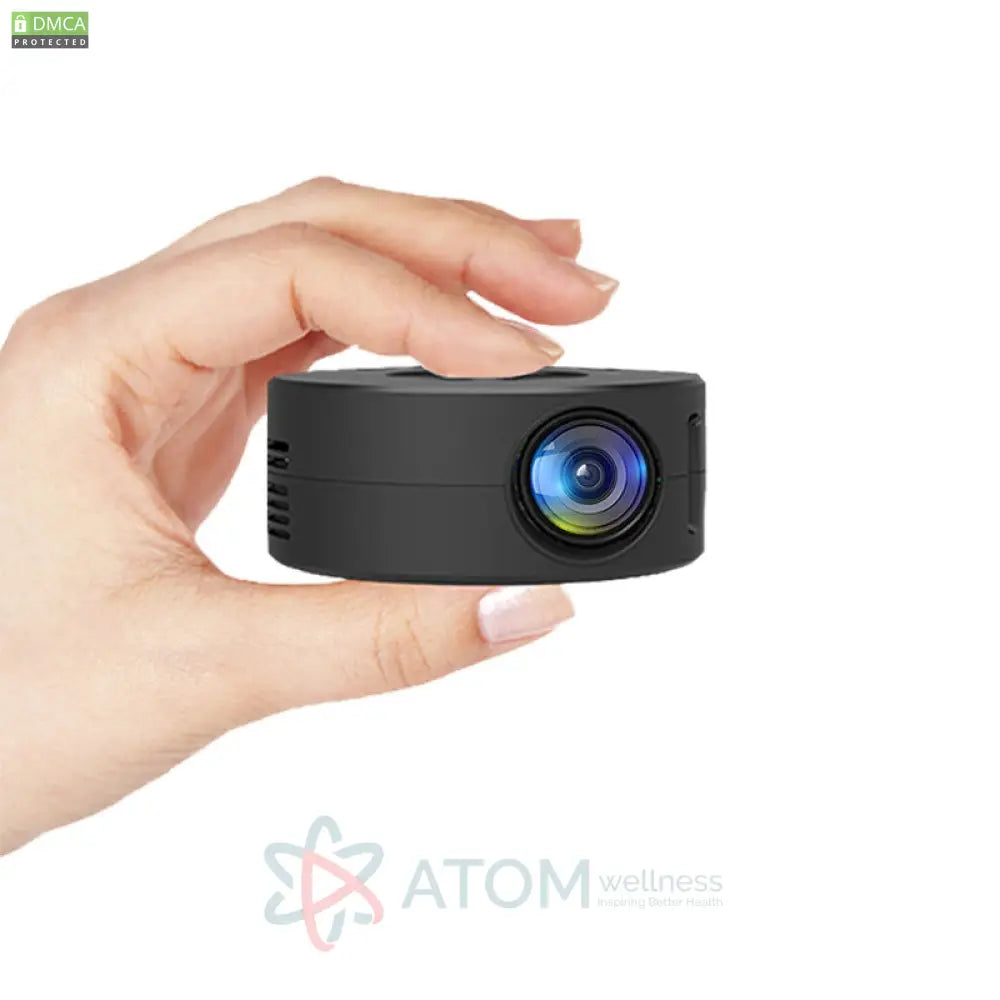 Smart Projector Wifi Portable 1080P Home Theater Video Led Mini For Theaters Media Player Black /