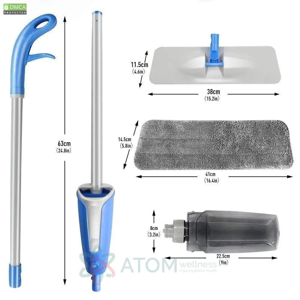 Spray Mop 360 Degree Handle Wet & Dry Microfiber Floor Spray Mop